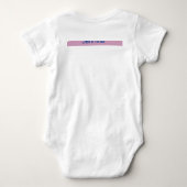 Body Tulipe florale moderne rose et violet (Dos)