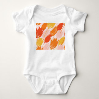 Body Tulipes diagonales : Conception de couleurs claire