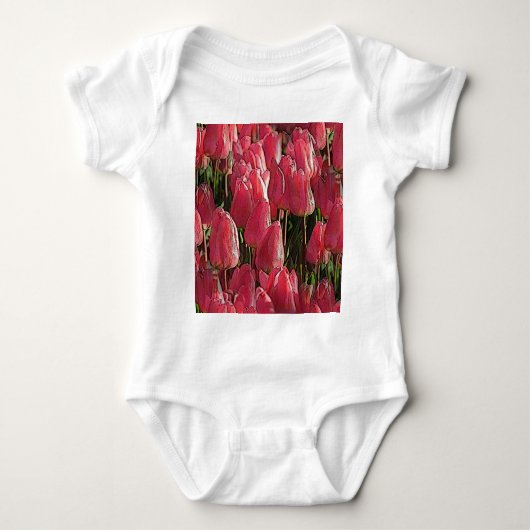 Body Tulipes roses florales (Devant)