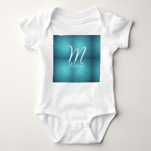 Body Turquoise turquoise agate aqua monogramme ajouter