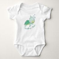 Turtley Cute Baby shower de tortue de mer Kawaii