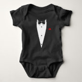 Body Tuxedo avec Bowtie Funny Cadeau pour Mariages (Devant)