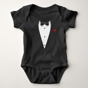 Body Tuxedo avec Bowtie pour le réveillon Mariage