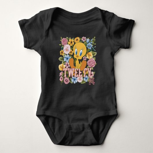 Body TWEETY™ Broderie Florale Graphique (Devant)