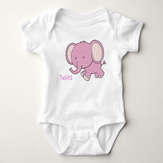 Body Twin Elephant bébé sur place (Devant)