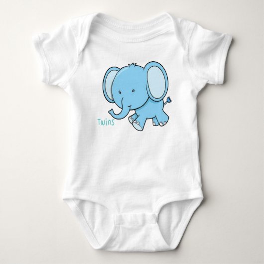 Body Twin Elephant bébé sur place (Devant)