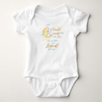 Twinkle Little Star Elephant Crescent Moon bleu