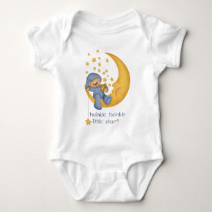 Body Twinkle Twinkle Little Star (bleu) bébé