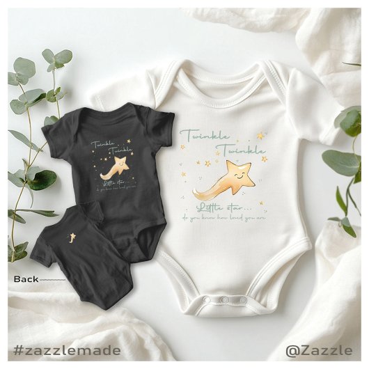 Body Twinkle Twinkle Little Star Boho Automne Personali