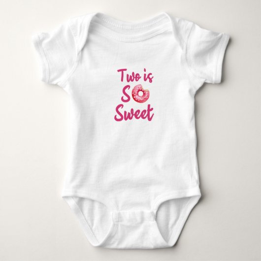 Body Two Is So Sweet, 2e anniversaire Deux bébé anniver (Devant)