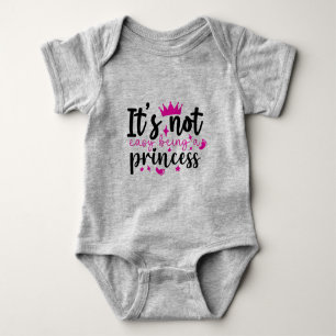 Body Typographie C'est Pas Facile D'être Une Princesse