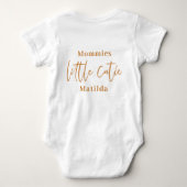 Body Typographie de script moderne petit mignon bébé bé (Dos)