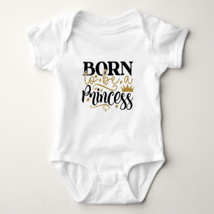Body Typographie « Née pour être une princesse »