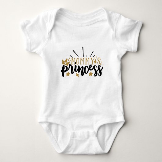 Body Typographie Princesse de Maman (Devant)