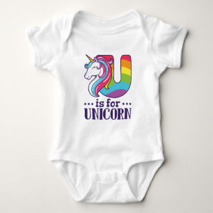 Body U est pour Unicorn Alphabet