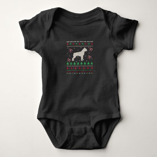 Body Ugly Boston Terrier Dog Xmas (Devant)