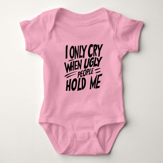 Body Ugly People Baby Bodysuit (Devant)