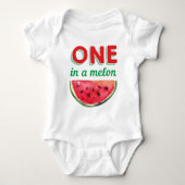 Body Un à Melon Watermelon été Anniversaire Cadeau bébé (Devant)