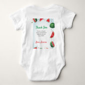 Body Un à Melon Watermelon été Anniversaire Cadeau bébé (Dos)