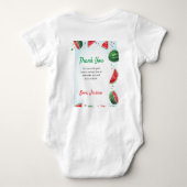 Body Un bébé melon pastèque été cadeau d'anniversaire (Dos)
