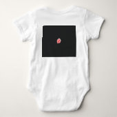 Body un dessin d'une fleur rouge sur fond blanc (Dos)