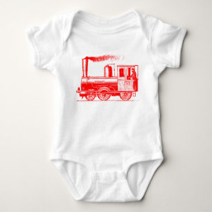 Body Un homme et son train - Rouge