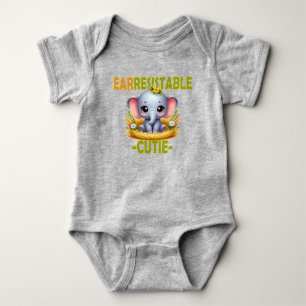 Body Un jeu de mots amusant de Cutie. Caricature de Bab