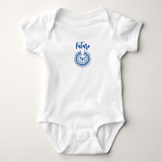 Body Un morceau Bodysuit Bébé Logo Vêtements Customisés (Devant)