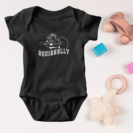 Body Un peu d'écureuil ligne blanche