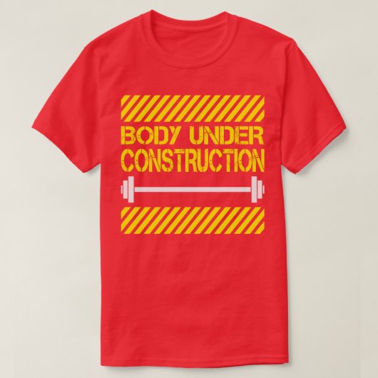 Body under Construction T-shirt (Design voorkant)