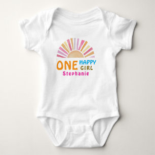 Body Une fille heureuse Sunshine 1er anniversaire ou t