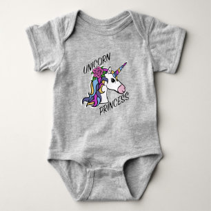Body Unicorn Princess Design - Bodysuit Baby Jersey
