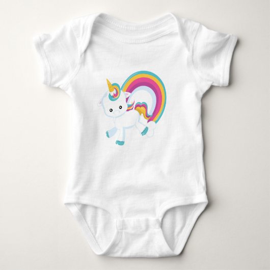 Body Unicorne avec arc-en-ciel (Devant)