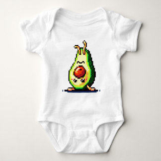 Body Upside Down Avocado - Drôle Pixel Art Conception a