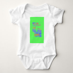 Body USA Hope : Neon Lemon & Orange Art