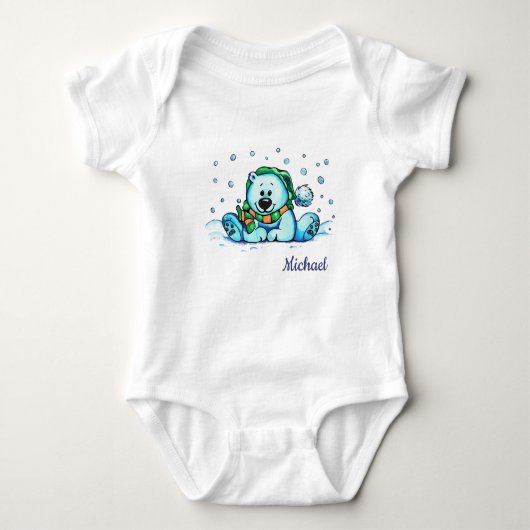 Body Vacances Ours Bébé Bébé Bodysuit (Devant)
