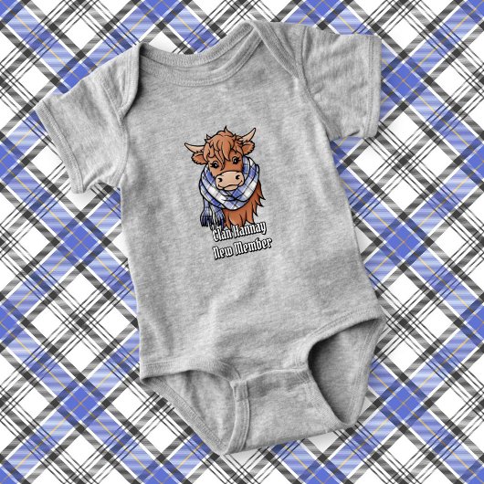 Body Vache Highland avec Hannay Tartan Scarf