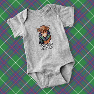 Body Vache Highland avec MacIntyre Tartan Scarf