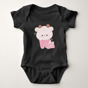 Body Vache mignonne endormie