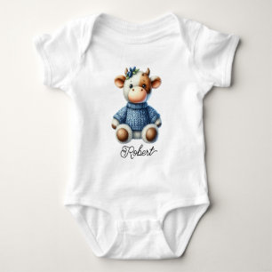 Body Vache tricotée mignonne