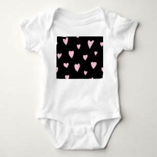 Body Valentine Coeurs roses : Amour Vintage.