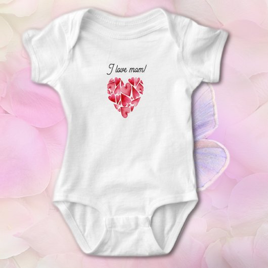 Body Valentine's Loving Hearts Baby T-Shirt