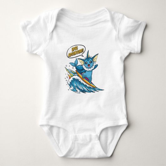 Body Vaporeon de surf mignon - Évolution d'Évoli de typ (Devant)