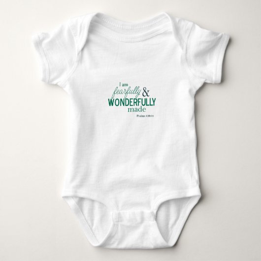 Body vers infantile blanc de bible de T-shirt (Devant)