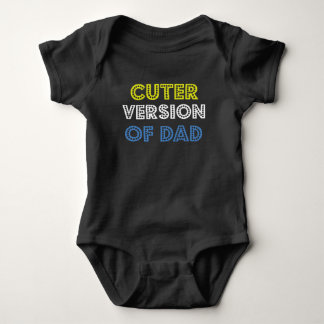 Body Version mignonne de la bodysuit papa Baby Jersey