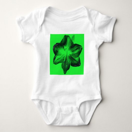 Body Vert foncé sur vert clair Amaryllis (Devant)