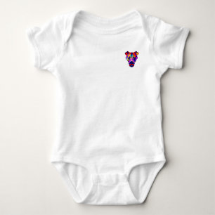 Body Vêtement bébé Alexander's Dog corps blanc poche