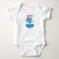 Vêtement bébé mignon dauphin Jersey