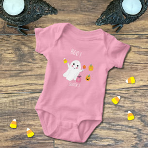 Body Vêtement de bébé rose mignon pour petite sœur fant