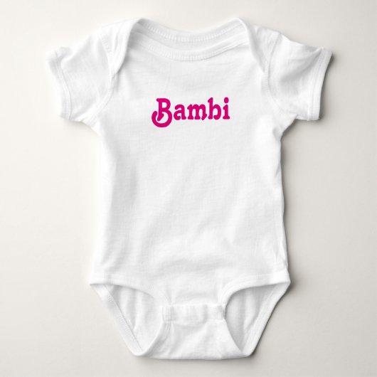 Body Vêtements Bébé Bambi (Devant)